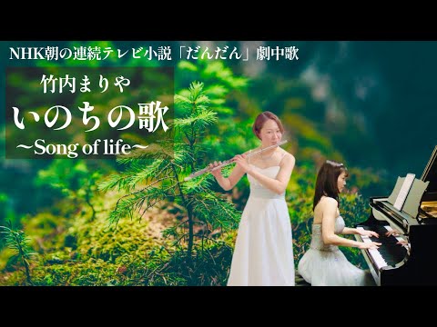 【フルート＆ピアノ】竹内まりや「いのちの歌」をフルートとピアノで演奏してみた！〜Song of life〜