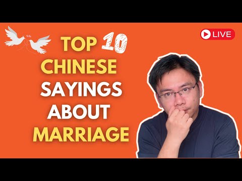 Learn Chinese with Top 10 Chinese Sayings about Marriage关于婚姻的十个常用说法| Chinese Listening Practice