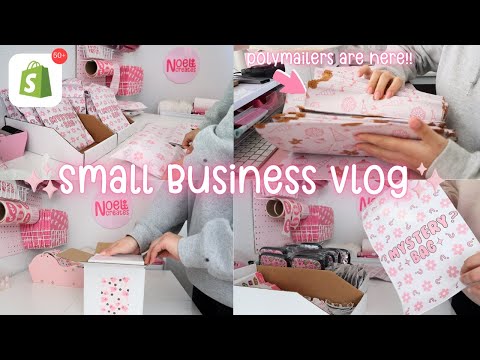 Small Business Vlog✨| Adding Poly Mailers To The Shop, Pack Orders With Me,  Sublimation Tutorial,