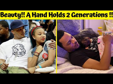 Exclusive: Tiny Harris Hubby Rapper TI Sparks on Instagram with Zonnique Pullins Baby in Hand