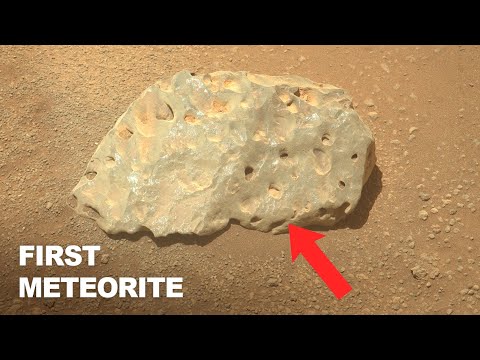 Mars Perseverance Rover Found a Meteorite - First Meteorite Encounter