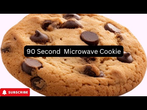 Microwave Cookie in 90 Seconds | Easy & Eggless Sweet Treat