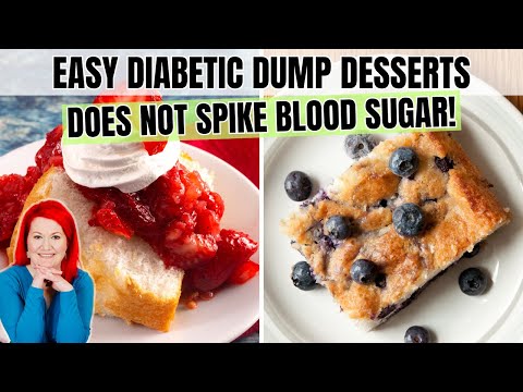 2 EASY Diabetic Dump Desserts You NEED to Try Right Now | EASY Diabetes Friendly Desserts