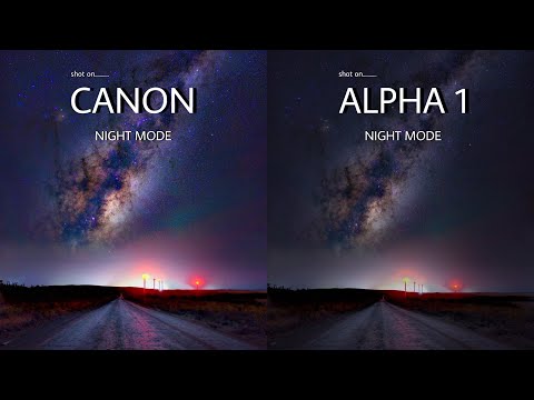 Canon EOS R1 VS Sony ALPHA 1 | NIGHT MODE | Camera Test