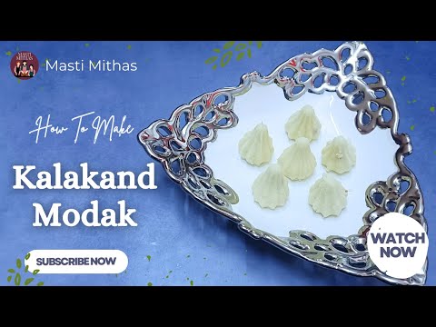 Ganesh Chaturthi Special Kalakand Modak  | Easy Modak Recipe