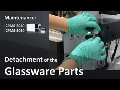 [ICPMS] Maintenance: Detachment of the Glassware Parts