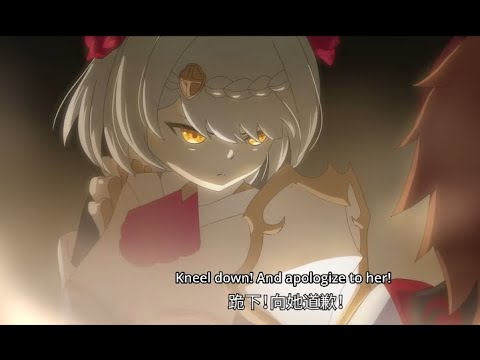 kneel down and apologize Noelle&Lumine vs Childe translation(by @chiyanzo )video[CN dub/ eng sub]