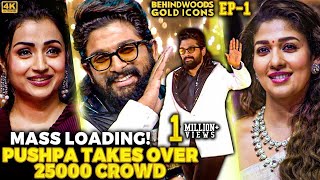 Where is Pushpa? Pushpa is Entering The Gold Arena🔥25000 People in Stun Mode!🤩The Allu Arjun Swag😍