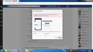 How to Active code generator in facebook 2017