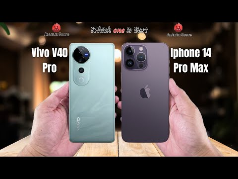 Vivo V40 Pro vs Iphone 14 Pro Max  Full comparison ⚡Which one is Best