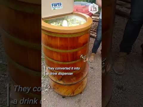 DIY Washing Machine Drink Dispenser