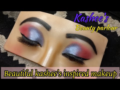 kashee's inspired eyemakeup step by step for begginers | kashees bridal makeup | kashees makeup |