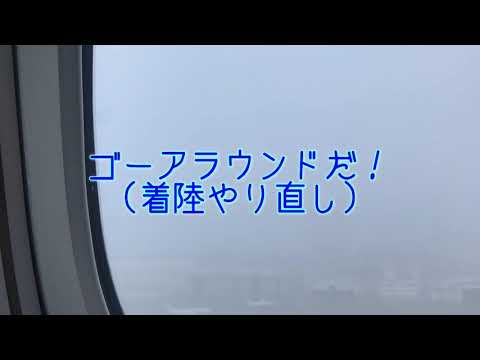 ゴーアラウンド、那覇空港「なんで～、なんで～、 なんで～」