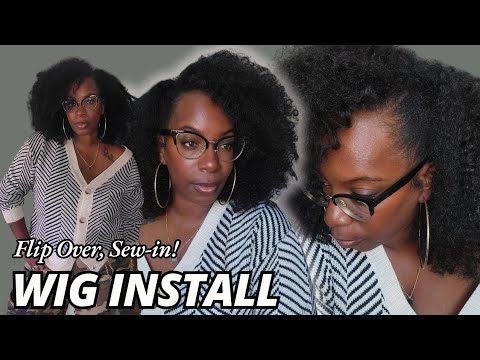 Flip Over Sew-In Wig Install on Thin Hair NEW AFFORDABLE V-Part Cap NO LEAVE OUT METHOD NadulaHair