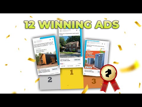 Here Are 12 Examples of Winning HOME SERVICE Facebook & Instagram Ads We Created for Our Clients