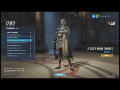 Overwatch - Ana Voice Lines