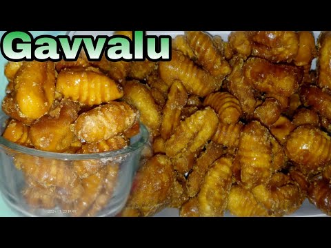 How to Make Sweet Shells at Home || బెల్లం తోటి గవ్వల నీ  ఇలా చేస్కోండి చాలా బాగుంటాయి || Gavvalu ||