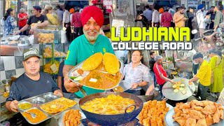 Ludhiana Street Food Tour | Satpuda , Petty Kulcha | Saharma Ji ke Samose | Chole Bhatur,  Tikki