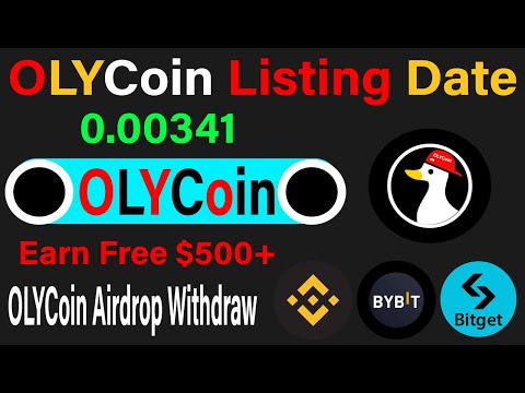 OLYCoin Airdrop Listing Date | OLYCoin Withdraw #Bitget #Bybit | OLYCoin Airdrop New Update| #cats