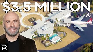 A Look Inside John Travolta's Airport Mansion