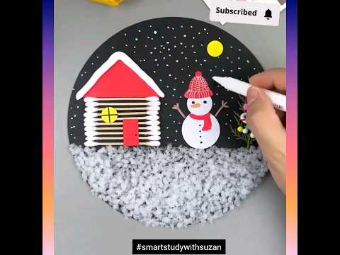 Happy Winter 🥶⛈️🕊️|Snow Man⛄🌧️🌈#shorts #short #trending #viral #shortsfeed