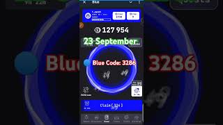 Today Blue code | 23September |code | cipher code #bluecode #code #todaycode #fypシ゚viral #shortvideo