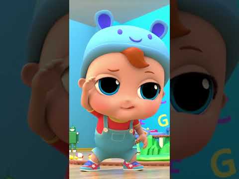 Learn Color with Toy Train and Baby John | Little Angel And Friends Kid Songs