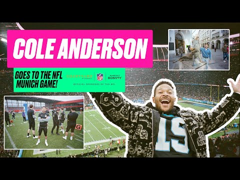 Cole Anderson goes to the NFL Munich Game With Marriott Bonvoy 🇩🇪 | NFL UK & Ireland