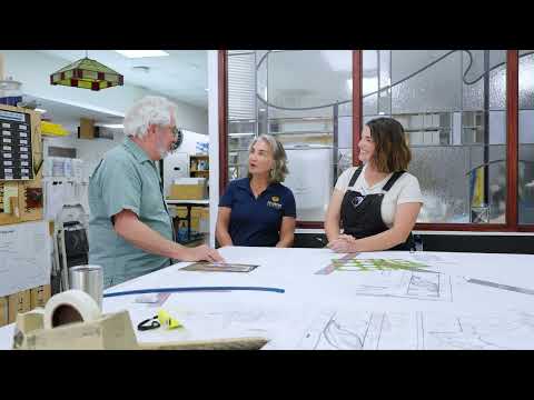 Craftsmen with Bob Vila: McMow Art Glass