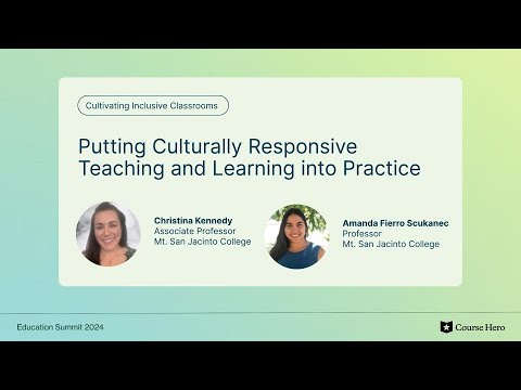 Putting Culturally Responsive Teaching and Learning into Practice