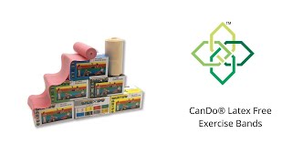 CanDo® Latex Free Exercise Bands