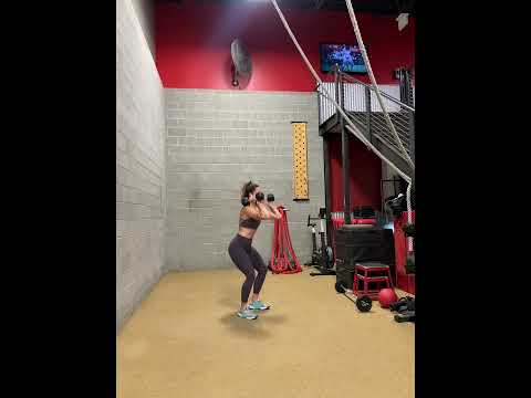 Paused Dumbbell Front Squat