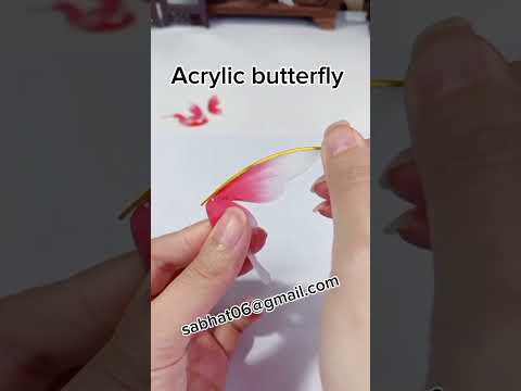 Acrylic Handmade butterfly/#Shorts