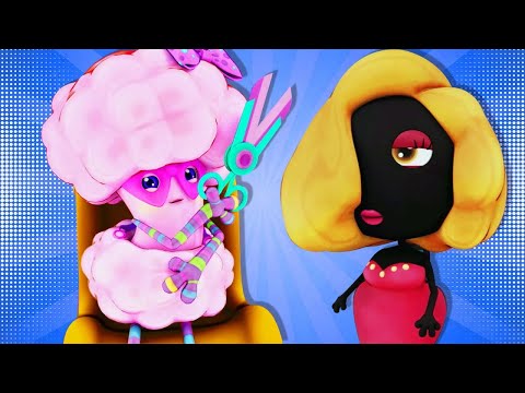 Crazy Candies - Having a Haircut | Kids Animation By Kids Shows Club