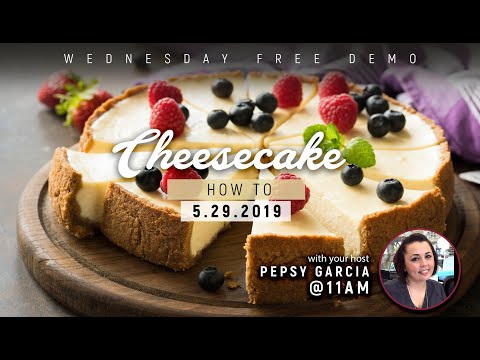 How to make Cheesecake with Pepsy Garcia