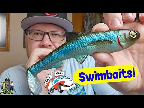 UNBOXING Hand Poured Soft Swimbaits - Moving Box Baits!