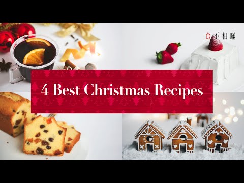 [ASMR] 4 Best Christmas dessert recipes, Let's welcome the Christmas season.