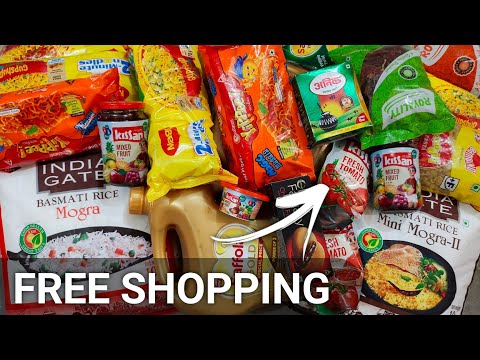 🔥Biggest Unboxing Free Products | free grocery shopping online | grocery haul | free grocery app