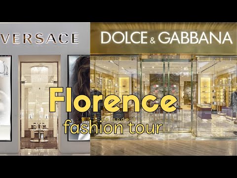 Florence Fashion: Versace & Dolce Gabbana Summer Window Shopping