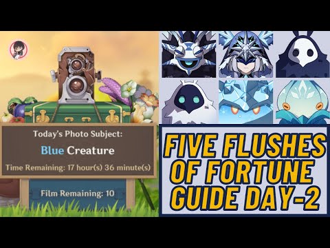 DAY 2 KURIOUS KAMERA FIVE FLUSHES OF FORTUNE GUIDE