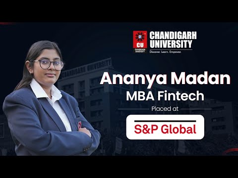 MBA Fintech -  S&P Global Placements at Chandigarh University