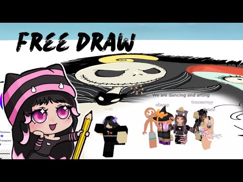 Roblox Free Draw: I met the nicest people drawing in a public server!