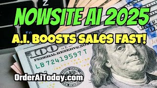 NOWSITE AI: How To Make Money Using Artificial Intelligence