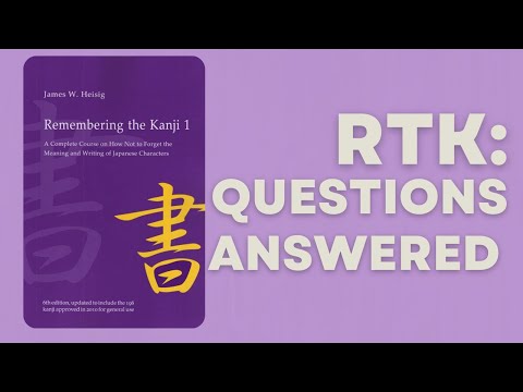 "Remembering The Kanji": Is the method suitable for you? Does RTK teach readings? Short Q&A