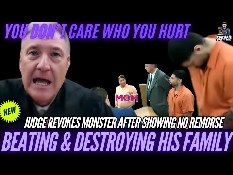 Judge Revokes Animal After Showing No Remorse & Blaming Others For His Horrific Crimes | NEW | 4K