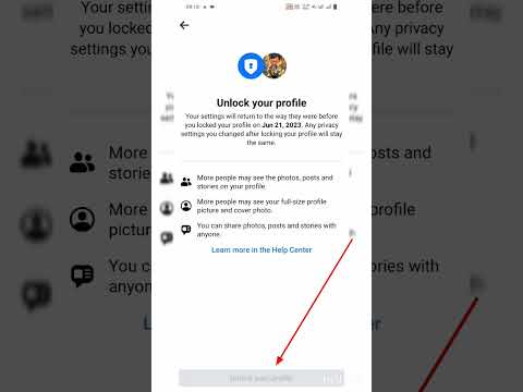 How to Facebook Profile Unlock ।। Facebook Profile Unlock ।। #ytshorts #viral #shorts