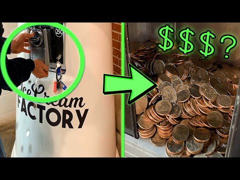 Collecting SO MANY Quarters From Bulk Vending Machines