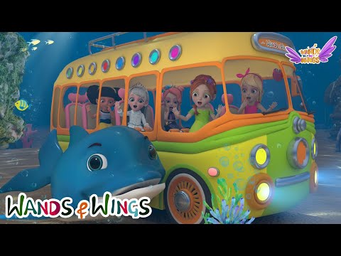 Baby Shark (Wheels on the Bus) | Wheels On The Bus Underwater | Princess Songs - Princess Tales