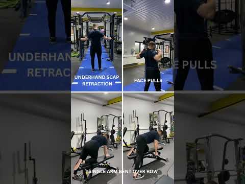 Rhomboid Strengthening [Part 2] #shorts #physio #rehab