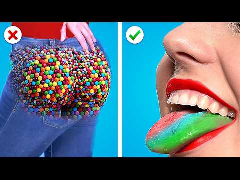 How to Sneak Candy ANYWHERE! Amazing Parenting Hacks & Fun Situations